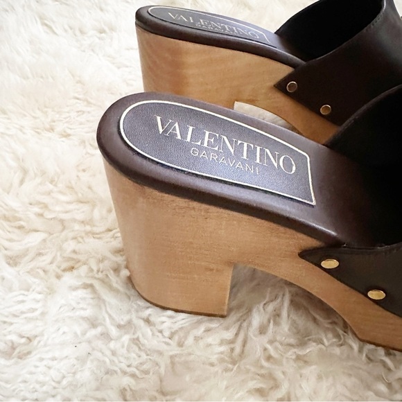 New Valentino Vlogo Chain Clog Shoes Size 40/9 - Picture 9 of 14